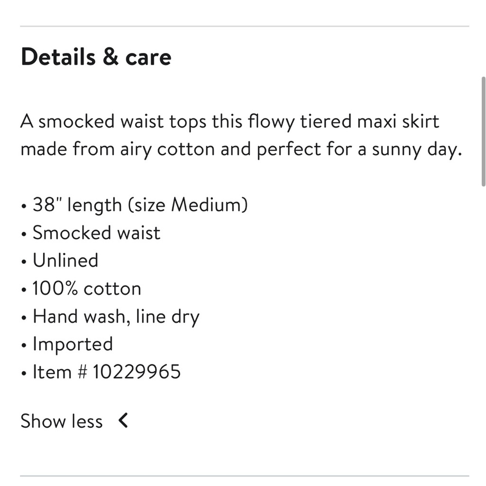 NWT Billabong in the palms tiered maxi skirt - Picture 4 of 4